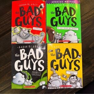 THE BAD GUYS BY AARON BLABEY SET OF 4